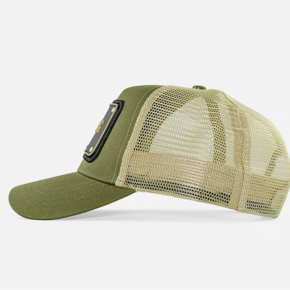 Olive Green Trucker Hat - Picture 6 of 6